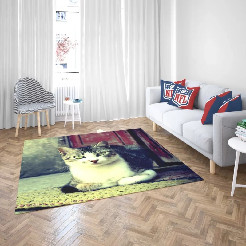 Graceful Cat Feline Majesty Rug 2