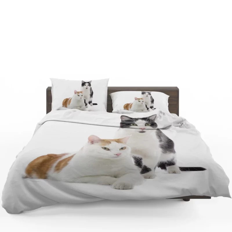 Graceful Cat Pose Bedding Set