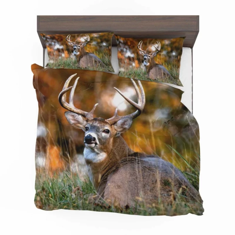 Graceful Deer Beauty in Motion Bedding Set 1