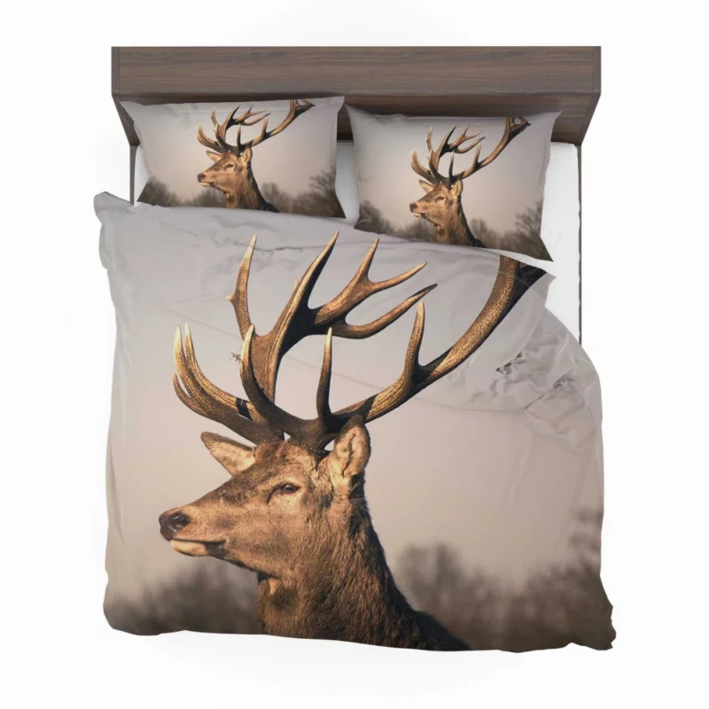 Graceful Deer in the Wild Silent Beauty Bedding Set 1