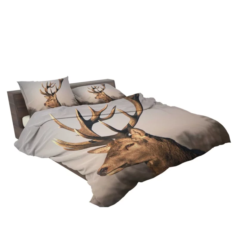 Graceful Deer in the Wild Silent Beauty Bedding Set 2