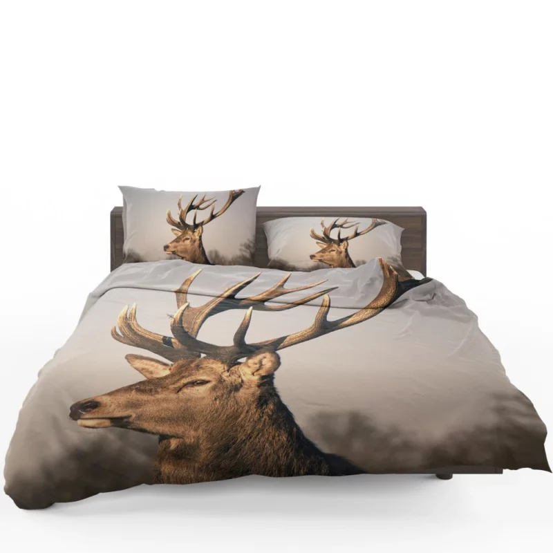 Graceful Deer in the Wild Silent Beauty Bedding Set