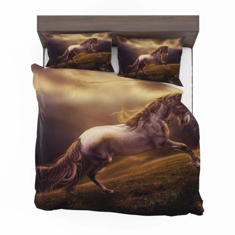 Graceful Elegance Majestic Horse Charm Bedding Set 1