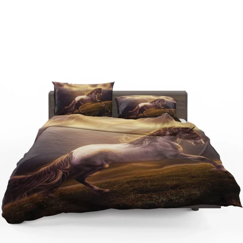 Graceful Elegance Majestic Horse Charm Bedding Set