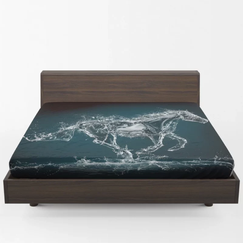 Graceful Horse Majestic Presence Fitted Sheet