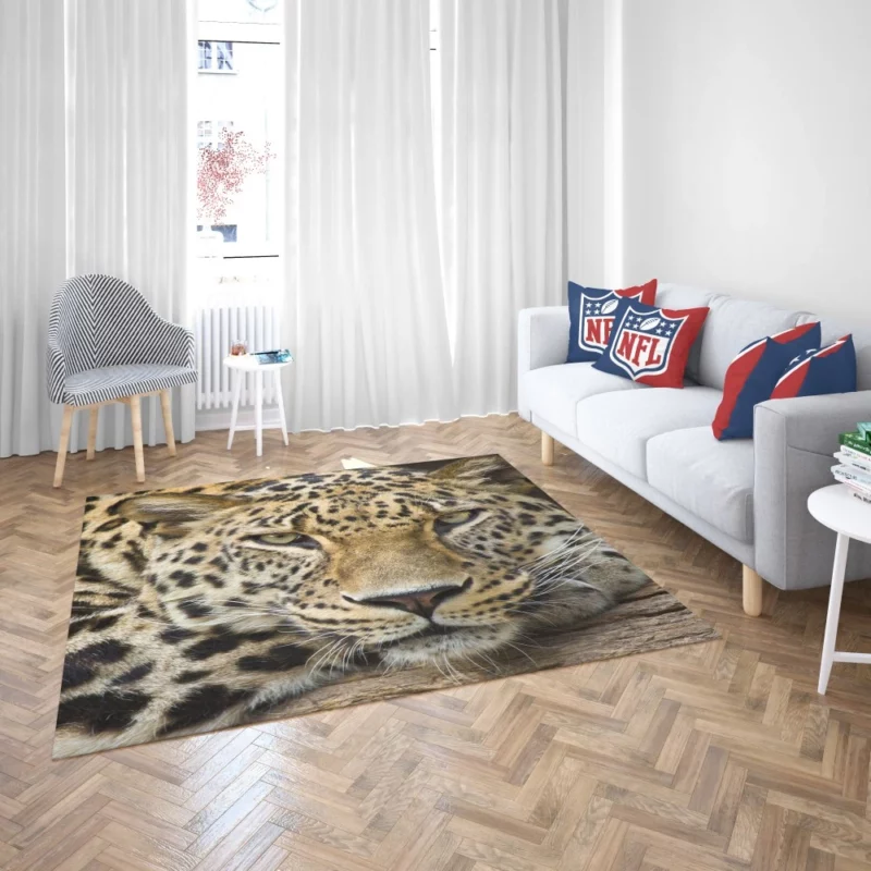 Graceful Leopard Enigmatic Charm Rug 2