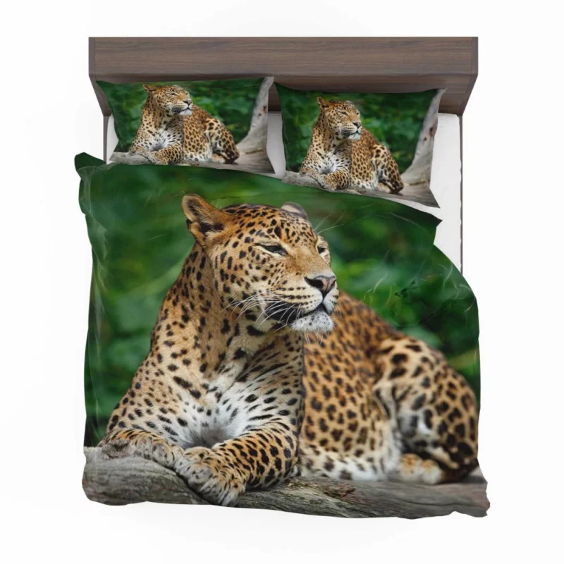 Graceful Leopard Wilderness Charm Bedding Set 1