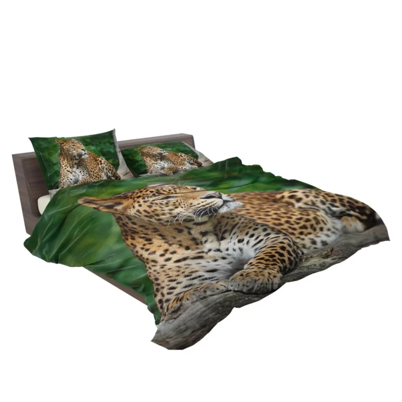 Graceful Leopard Wilderness Charm Bedding Set 2