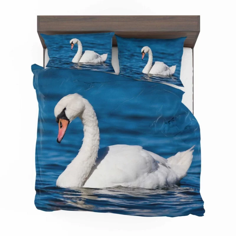 Graceful Waters Elegance of the Mute Swan Bedding Set 1