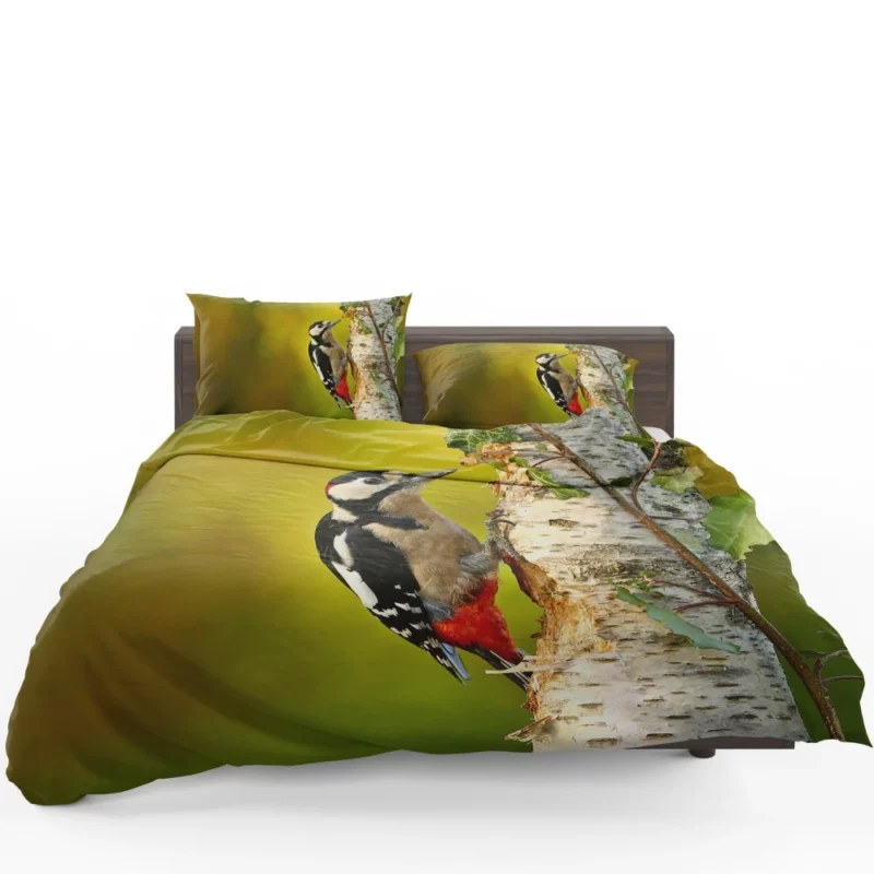 Great Spotted Woodpecker Playful Essence Bedding Set