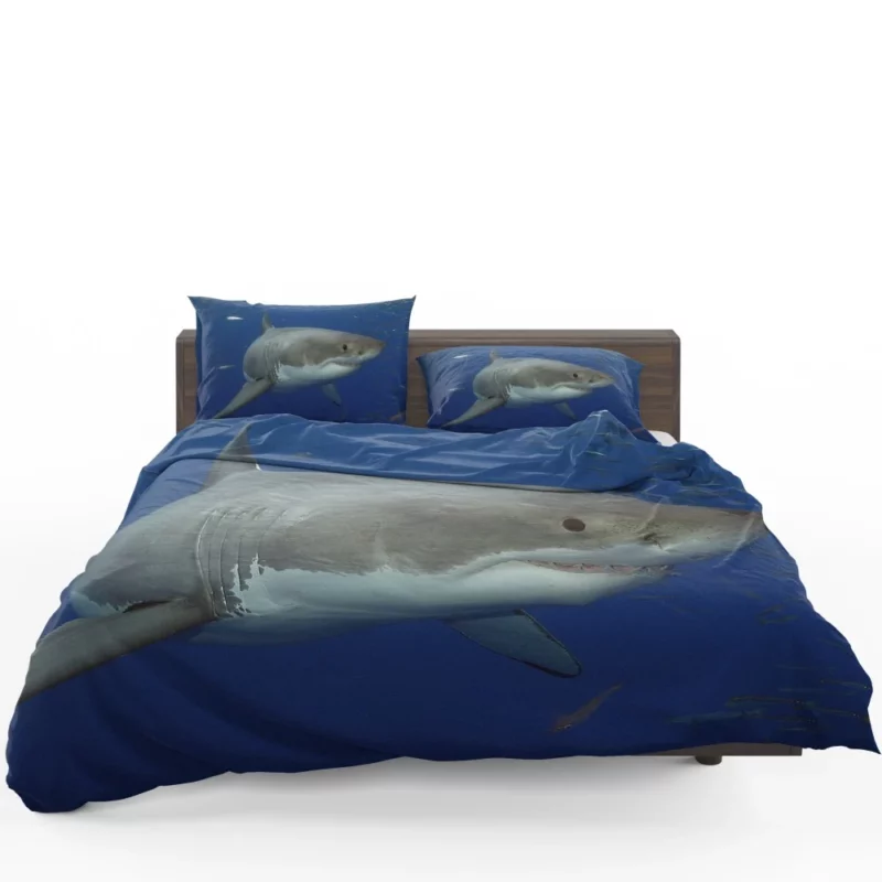 Great White Shark Oceanic Presence Bedding Set