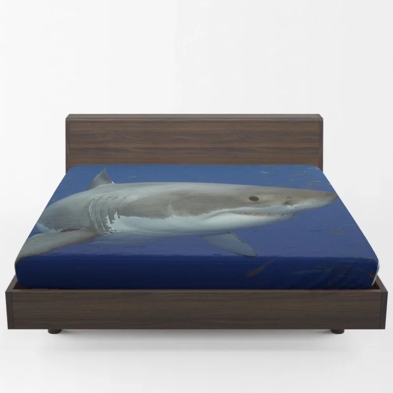 Great White Shark Oceanic Presence Fitted Sheet