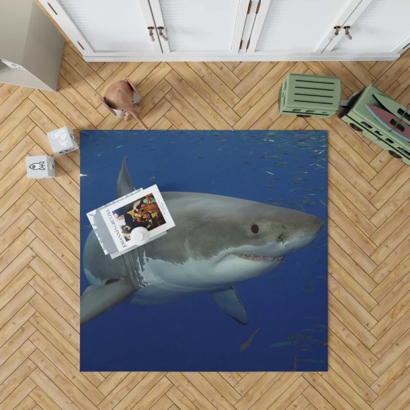 Great White Shark Oceanic Presence Rug