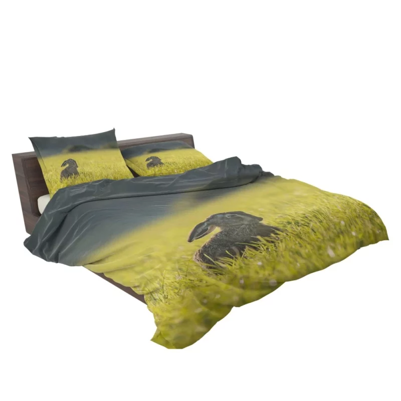 Hare Grassland Pause Silent Observer Bedding Set 2