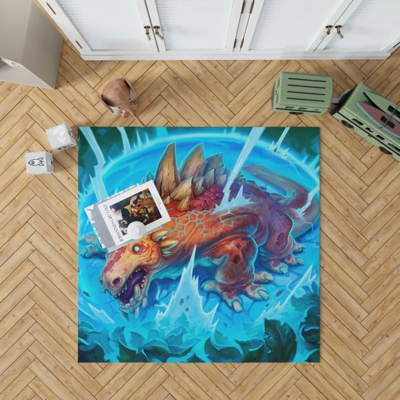 Hearthstone Dinosaur Challenge Epic Feats Rug