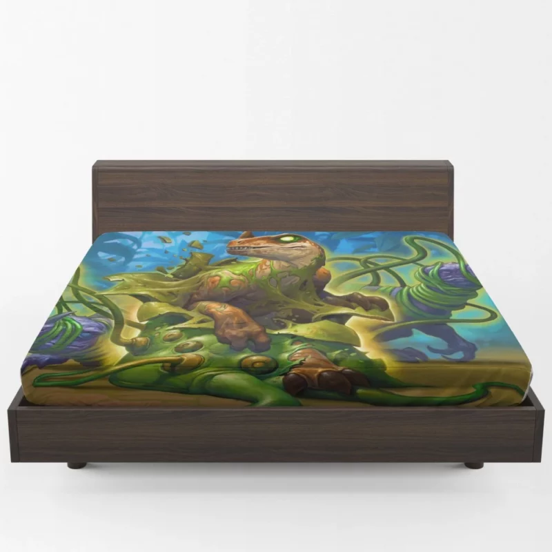 Hearthstone Dinosaur Mythical Quest Fitted Sheet