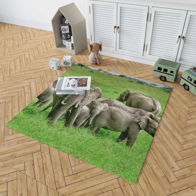 Heartwarming Bond Elephant Unity Rug 1