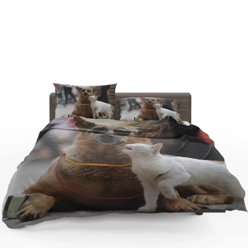 Heartwarming Connection Blind Dog and Friend Bedding Set