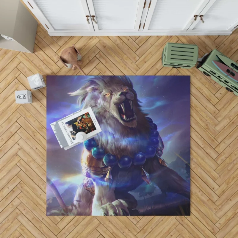 Heroes of Newerth Lion Courageous Roar Rug