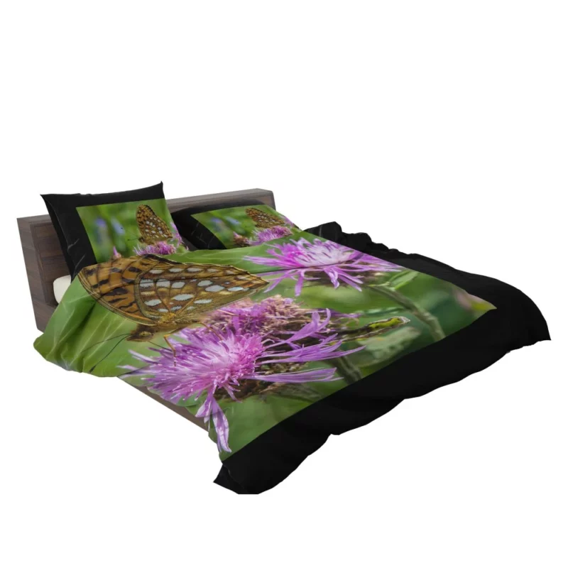 High Brown Fritillary on Brown Knapweed Bedding Set 2