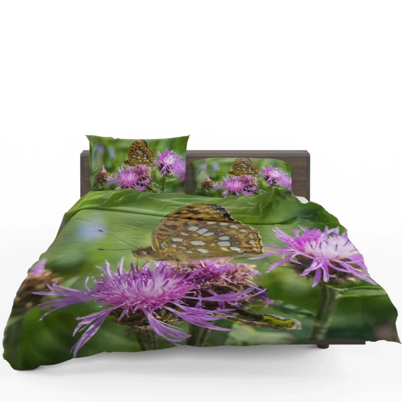 High Brown Fritillary on Brown Knapweed Bedding Set