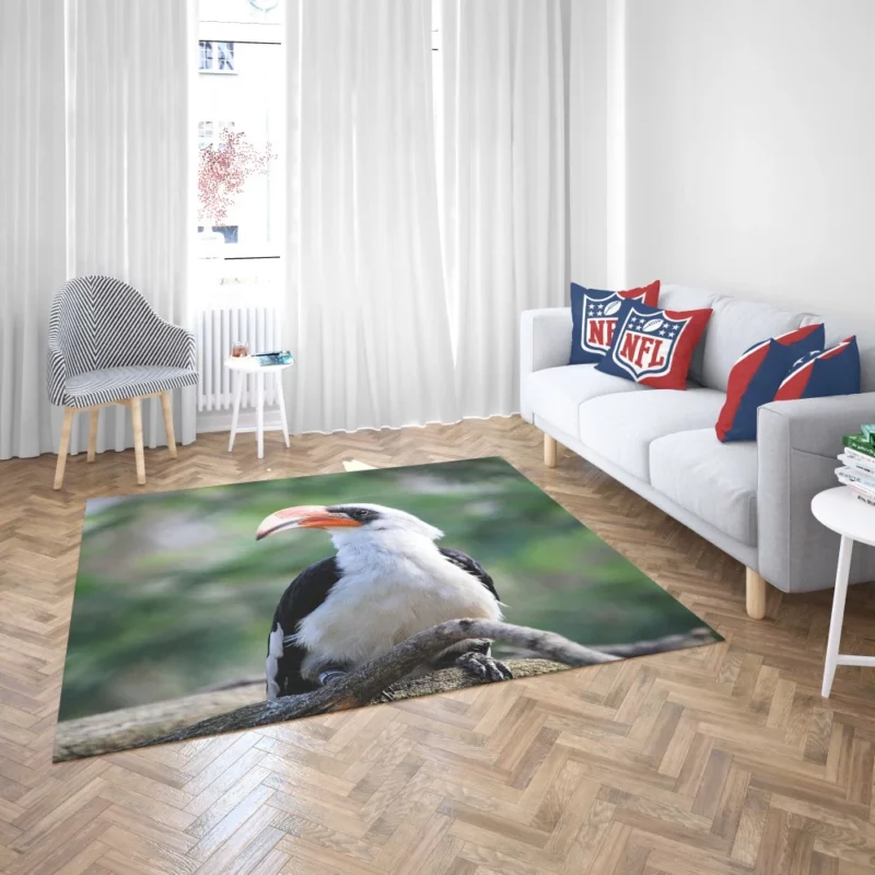 Hornbill Beak Charm Avian Wonder Rug 2