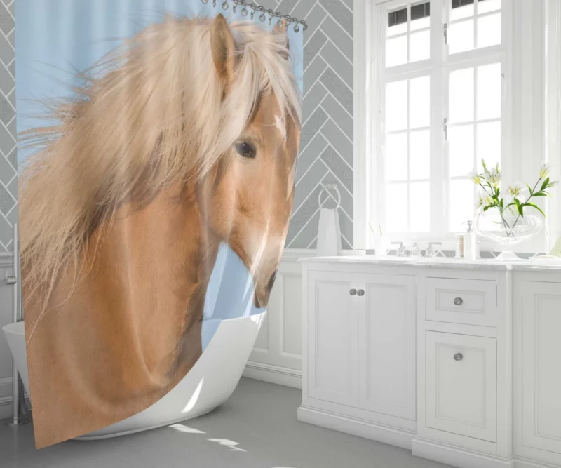 Horse Grace Majestic Elegance Shower Curtain 1