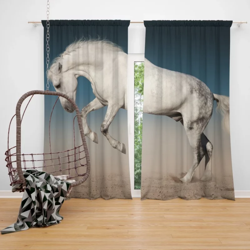 Horse Graceful Elegance Curtain