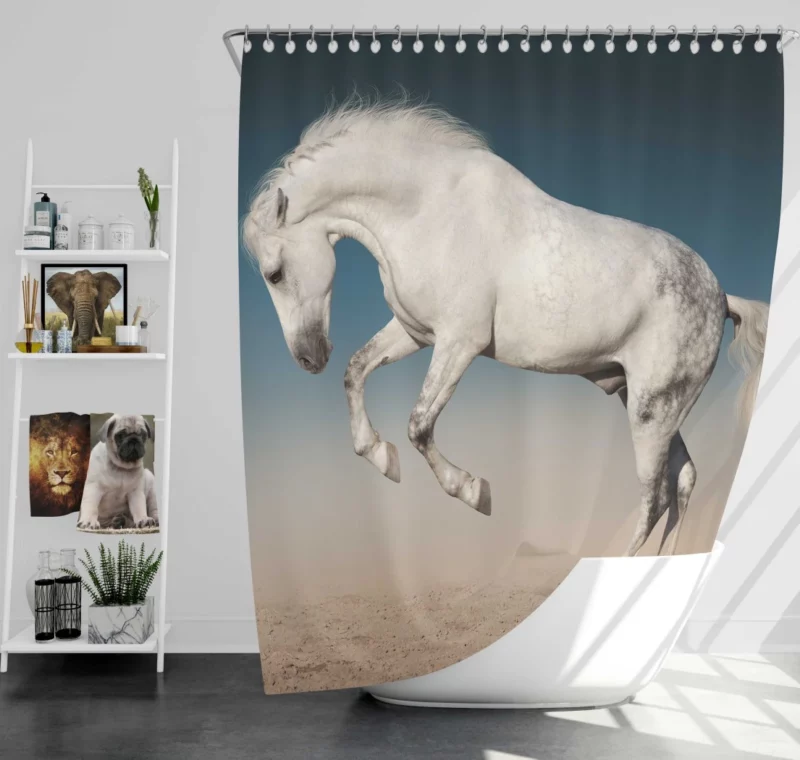 Horse Graceful Elegance Shower Curtain