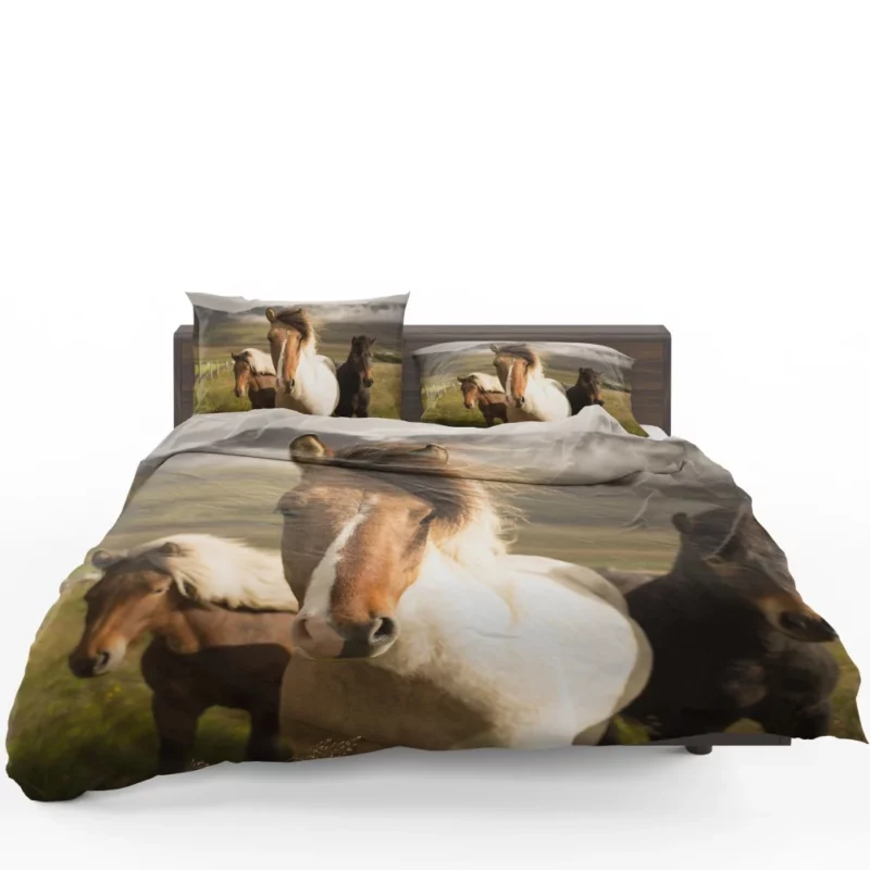 Horse Intense Stare Equine Majesty Bedding Set