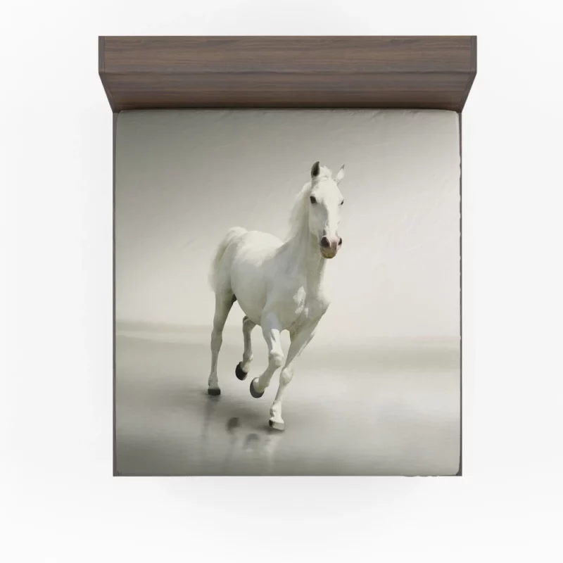 Horse Majestic Stride Wilderness Beauty Fitted Sheet 1