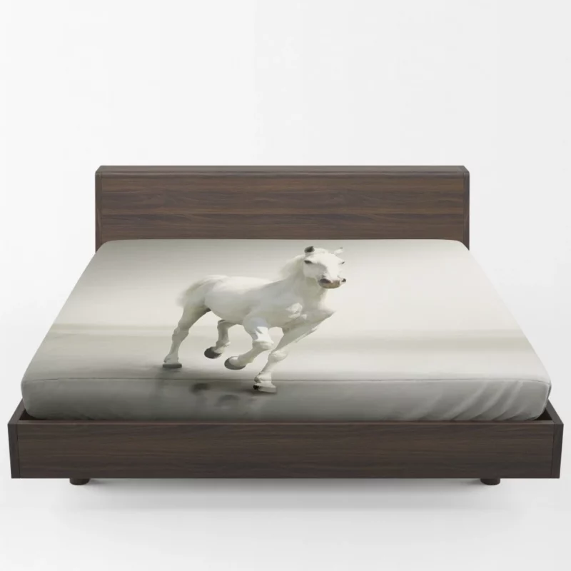 Horse Majestic Stride Wilderness Beauty Fitted Sheet