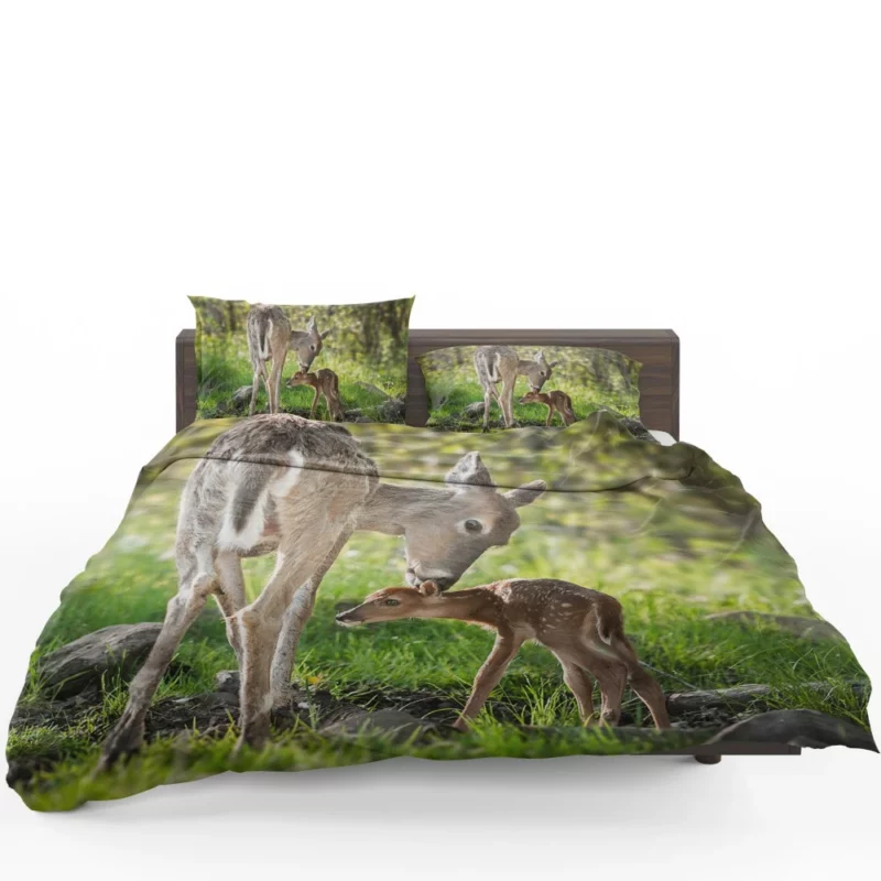 Innocence Baby Deer Bedding Set