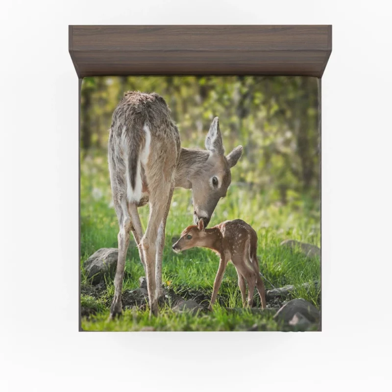 Innocence Baby Deer Fitted Sheet 1