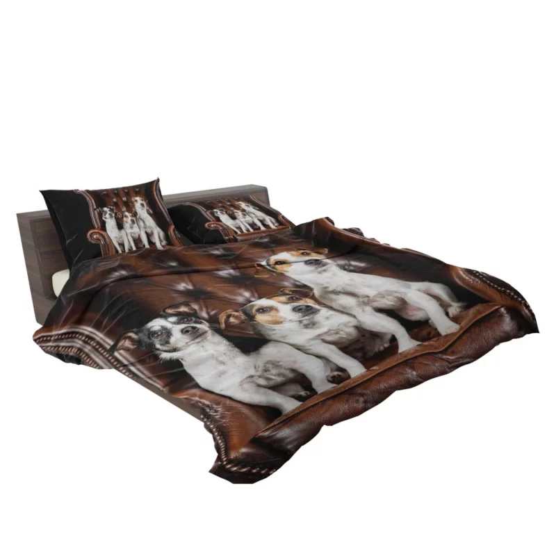 Jack Russell Terrier Chair Encounter Bedding Set 2