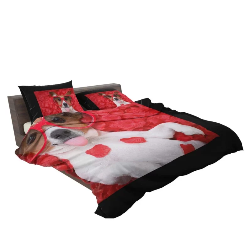 Jack Russell Terrier Heartfelt Love Bedding Set 2