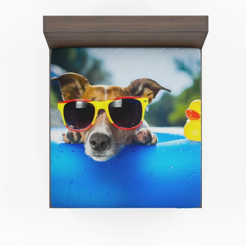 Jack Russell Terrier Summer Swagger Fitted Sheet 1