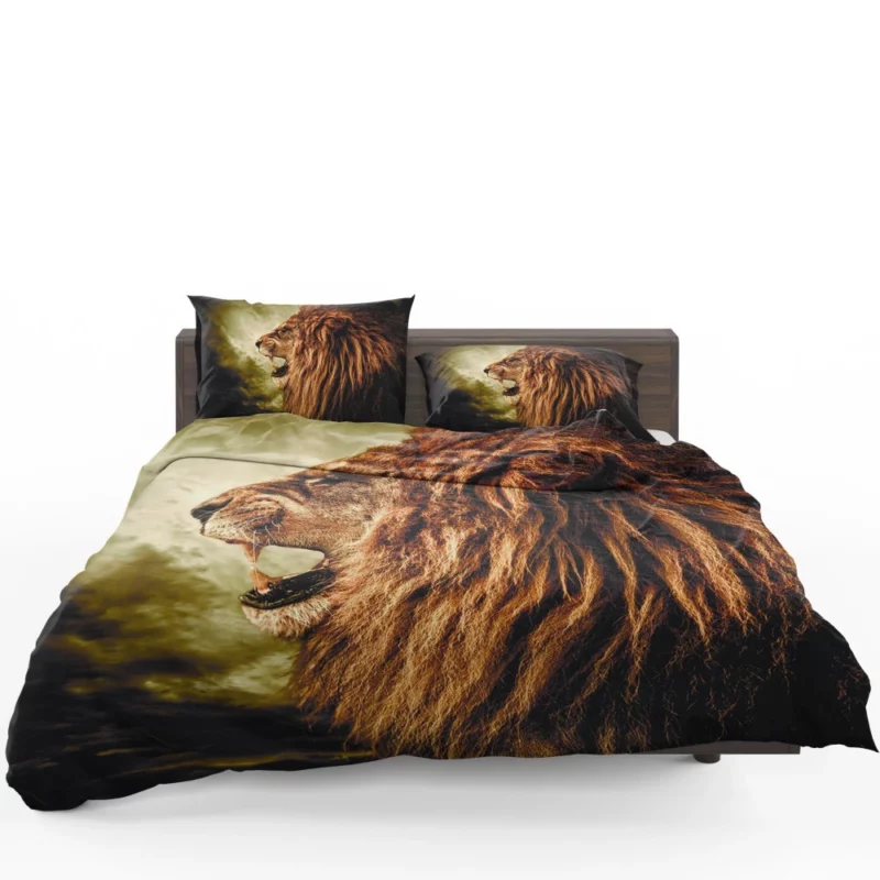 Jungle Monarch Lion Mighty Roar Bedding Set