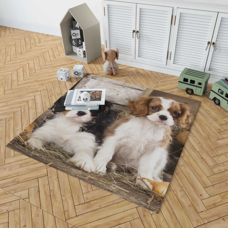 King Charles Spaniel Royal Elegance Rug 1