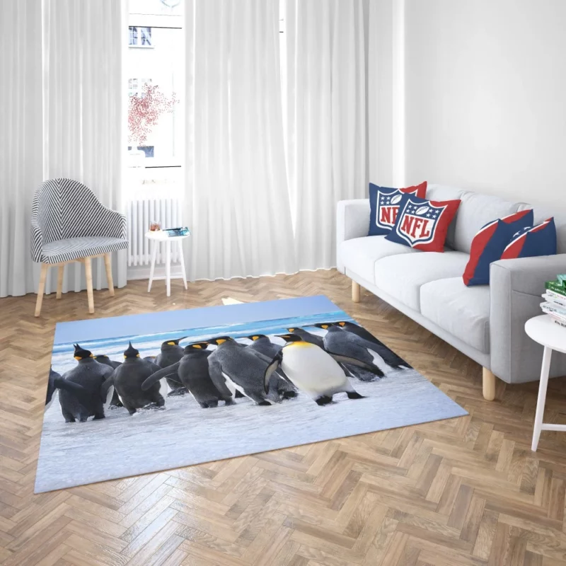 King Penguins Oceanic Splendor Rug 2