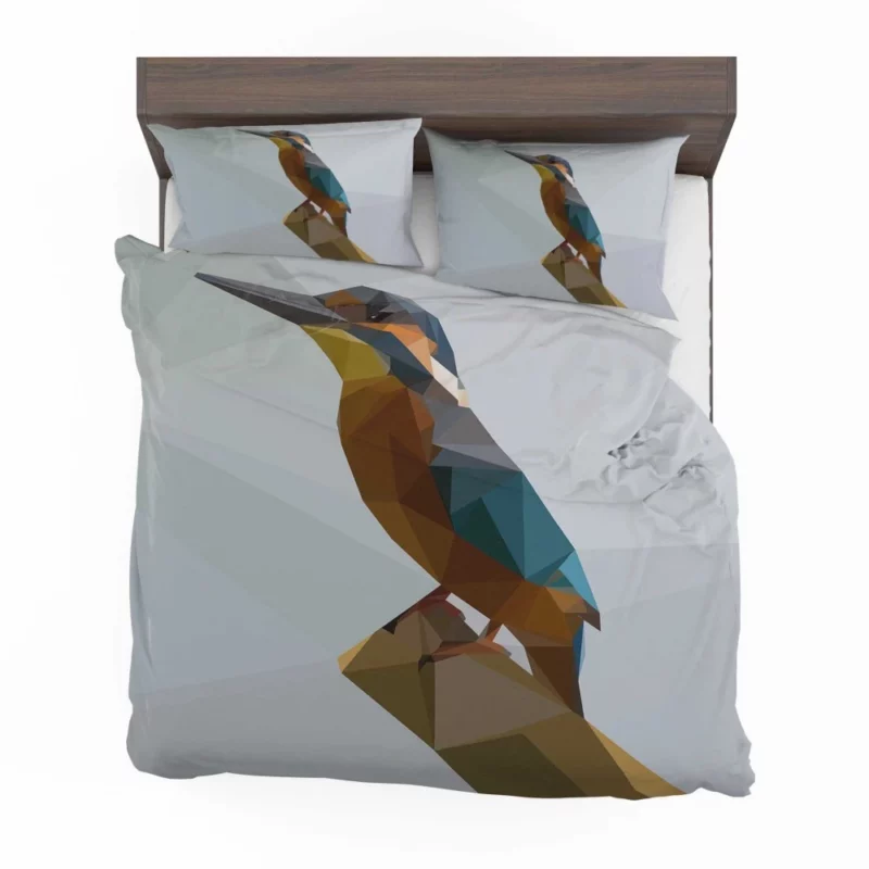 Kingfisher Polygonal Presence Minimalist Charm Bedding Set 1