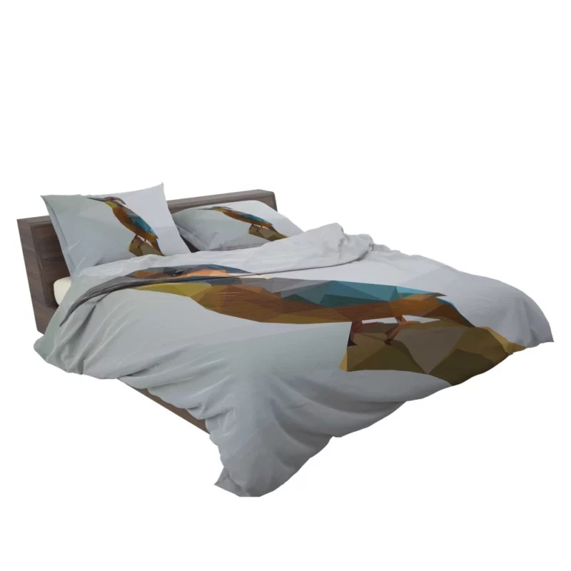 Kingfisher Polygonal Presence Minimalist Charm Bedding Set 2