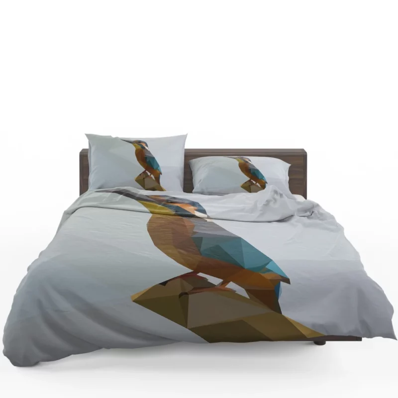 Kingfisher Polygonal Presence Minimalist Charm Bedding Set