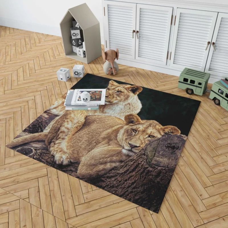 Kingly Lion Majestic Aura Rug 1