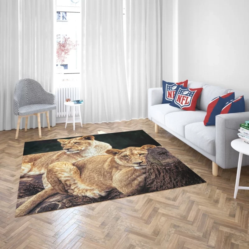 Kingly Lion Majestic Aura Rug 2