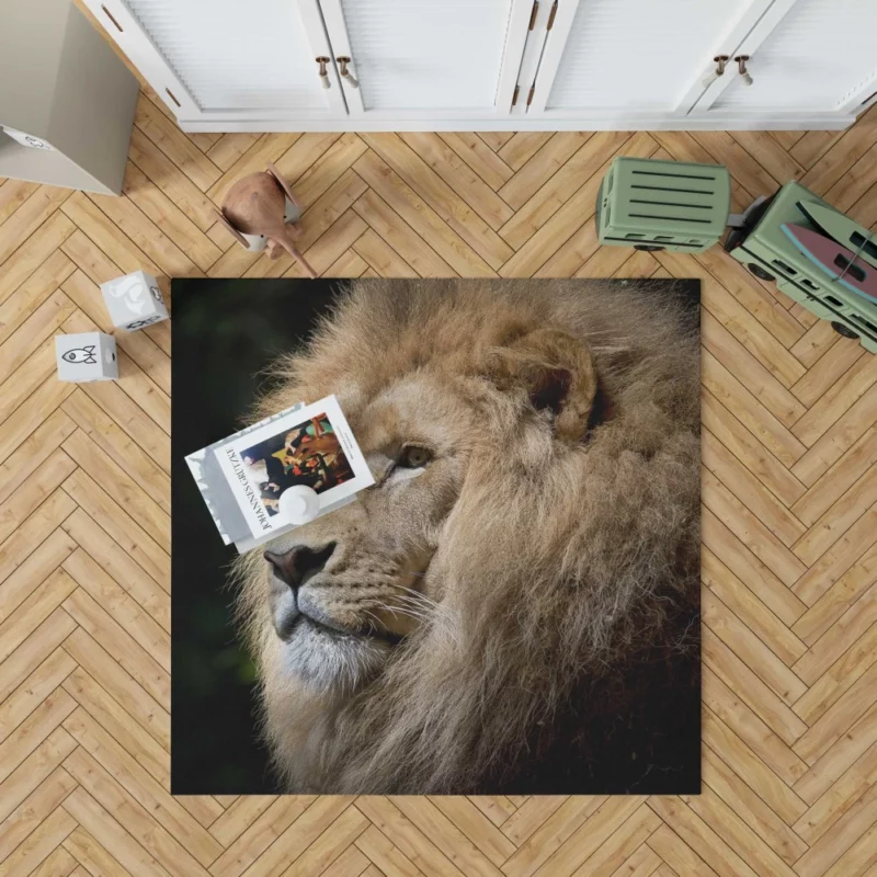 Kingly Majesty Lion Stance Rug