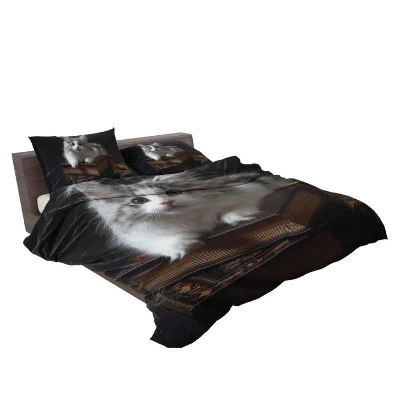 Kitten Among Books Whiskered Curiosity Bedding Set 2