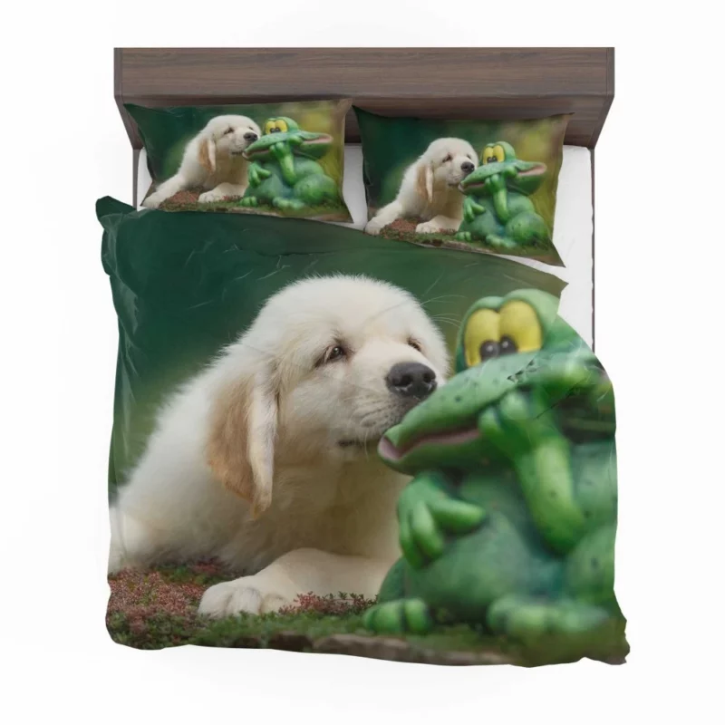 Labrador Puppy Playful Charm Fuzzy Delight Bedding Set 1