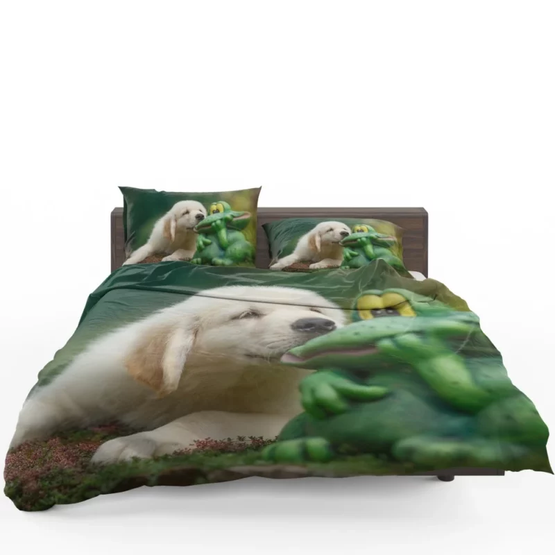 Labrador Puppy Playful Charm Fuzzy Delight Bedding Set