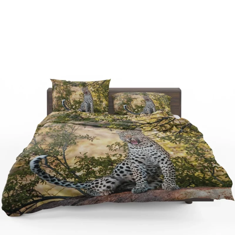 Leopard African Majesty Fierce Beauty Bedding Set